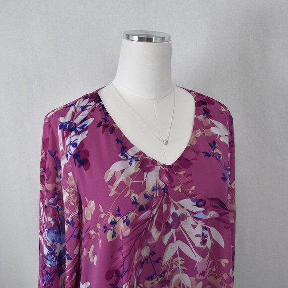 JM Collection Blouse Size Large - Picture 2 of 8